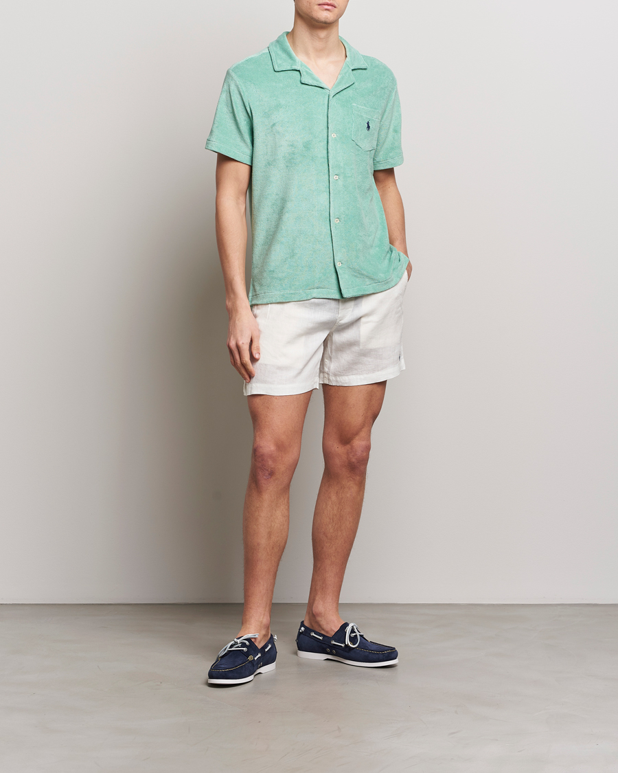 Mies | Shortsit | Polo Ralph Lauren | Prepster Linen Drawstring Shorts Deckwash White
