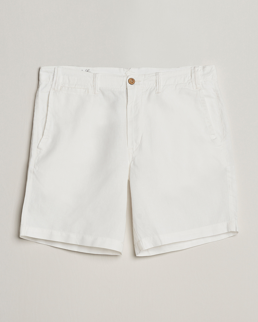 Mies | Shortsit | Polo Ralph Lauren | Cotton/Linen Shorts White