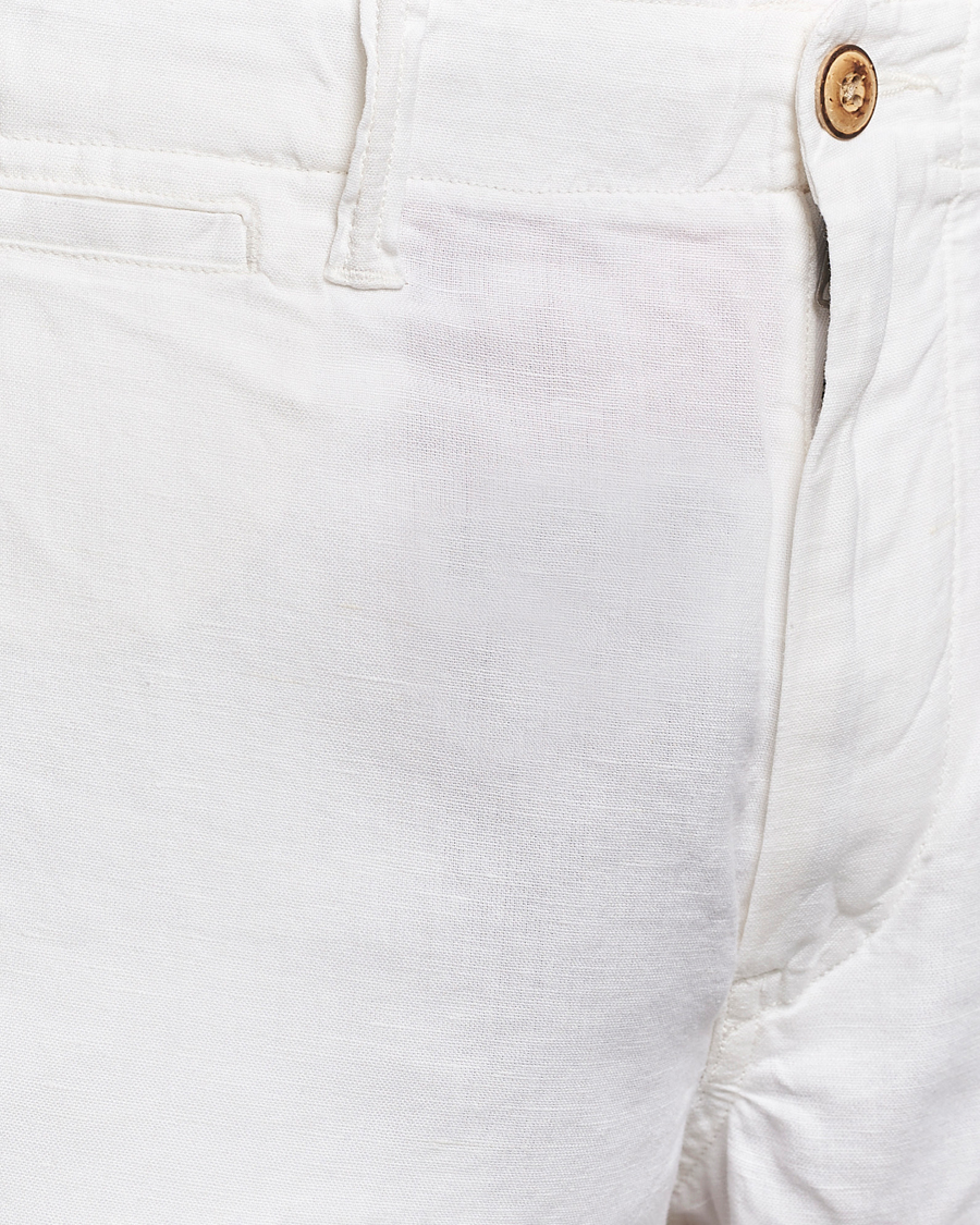 Mies | Shortsit | Polo Ralph Lauren | Cotton/Linen Shorts White