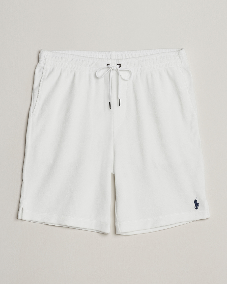 Mies | Shortsit | Polo Ralph Lauren | Cotton Terry Drawstring Shorts White