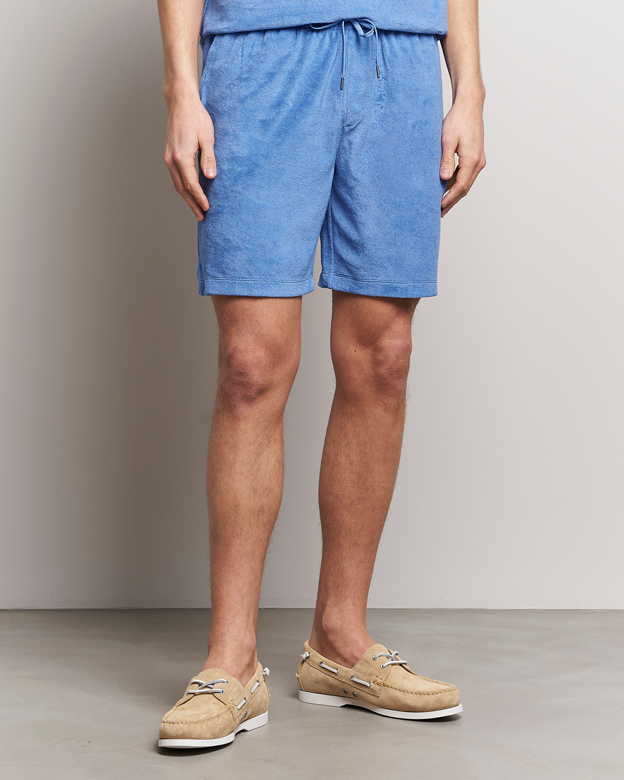 Mies | Only Polo | Polo Ralph Lauren | Cotton Terry Drawstring Shorts Harbor Island Blue