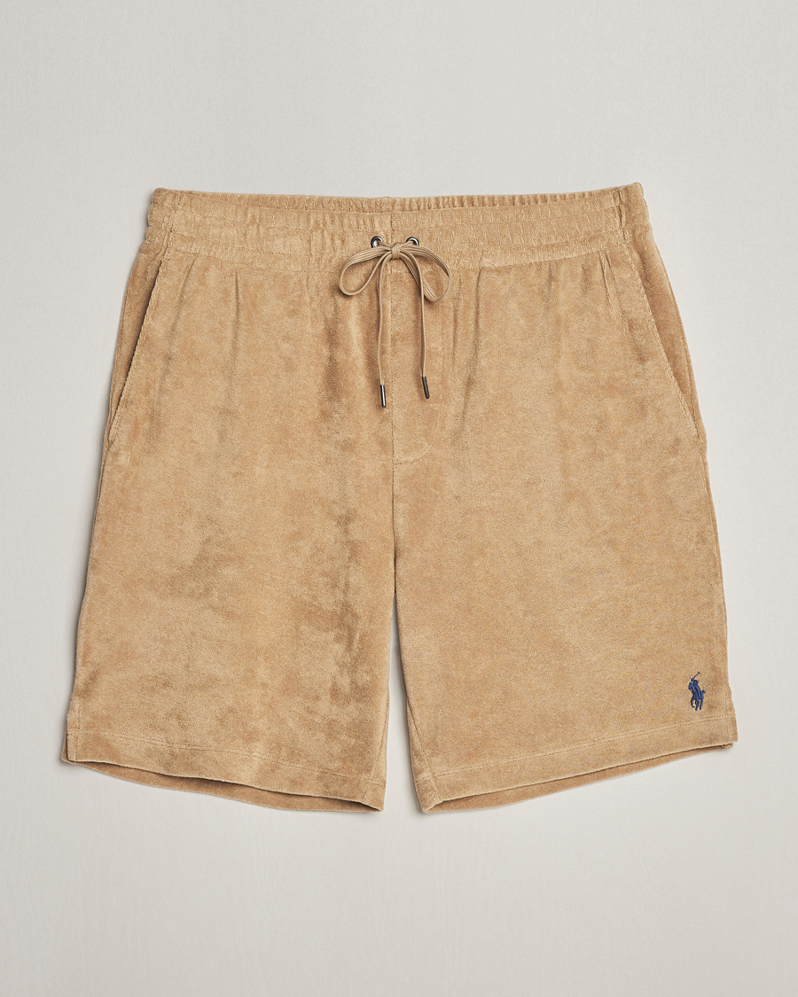 Mies | Shortsit | Polo Ralph Lauren | Cotton Terry Drawstring Shorts Coastal Beige