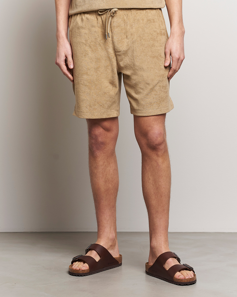 Mies | Shortsit | Polo Ralph Lauren | Cotton Terry Drawstring Shorts Coastal Beige