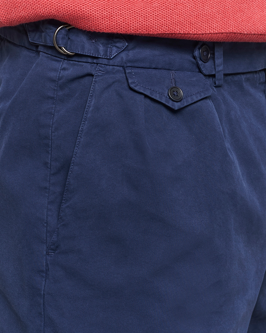 Mies | Shortsit | Polo Ralph Lauren | Pleated Featherweight Twill Shorts Newport Navy