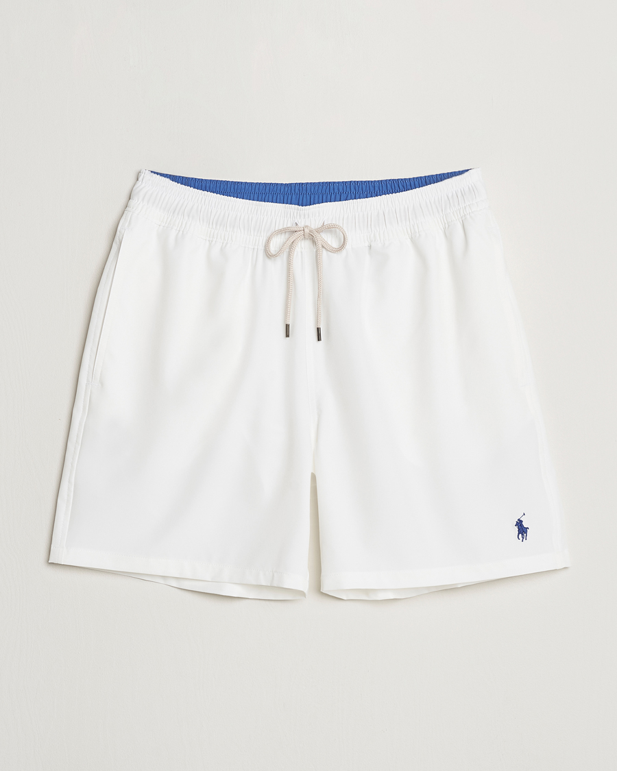 Mies | Uimahousut | Polo Ralph Lauren | Recycled Traveler Boxer Swimshorts White/Liberty