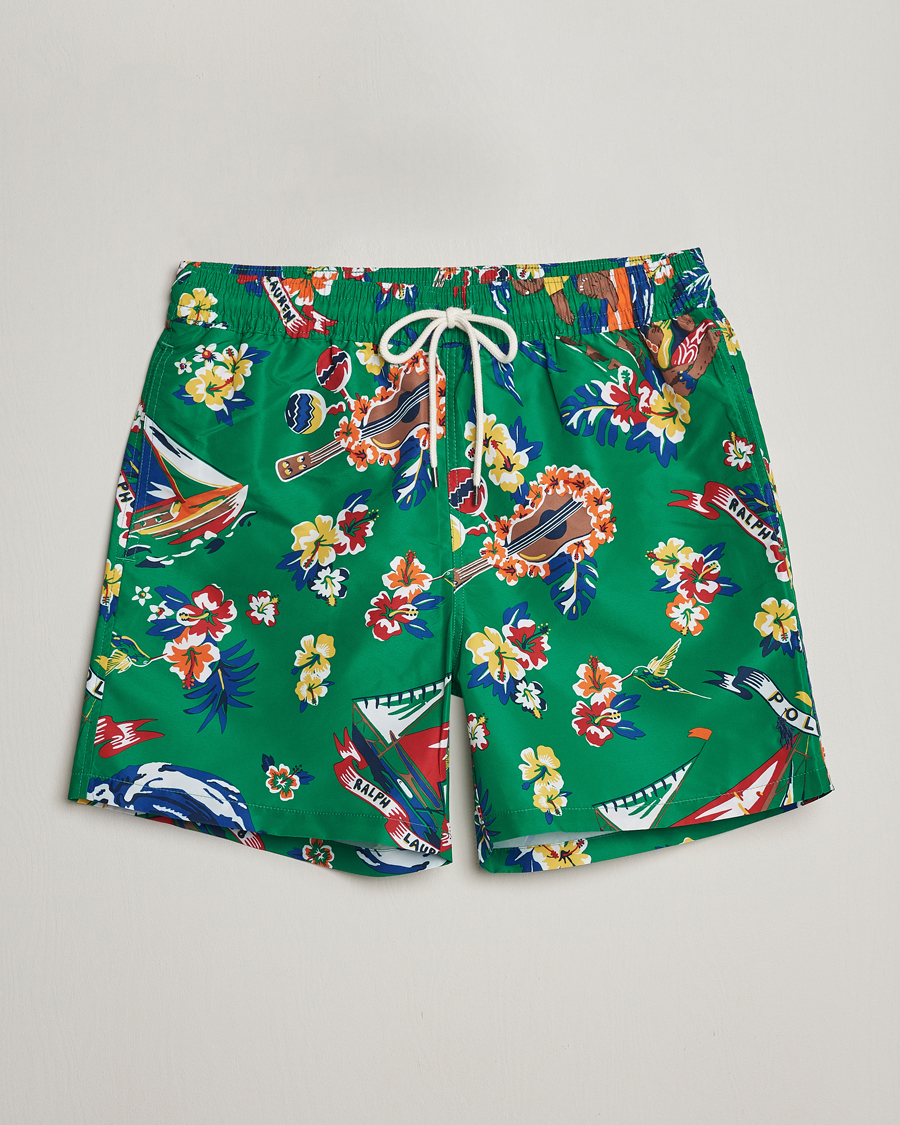 Mies | Uimahousut | Polo Ralph Lauren | Recycled Traveler Printed Swimshorts Surfer Bear