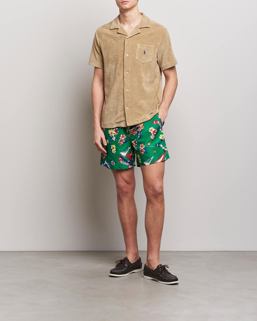 Mies | Uimahousut | Polo Ralph Lauren | Recycled Traveler Printed Swimshorts Surfer Bear