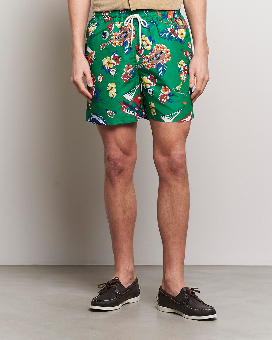 Mies | Rennot uimahousut | Polo Ralph Lauren | Recycled Traveler Printed Swimshorts Surfer Bear