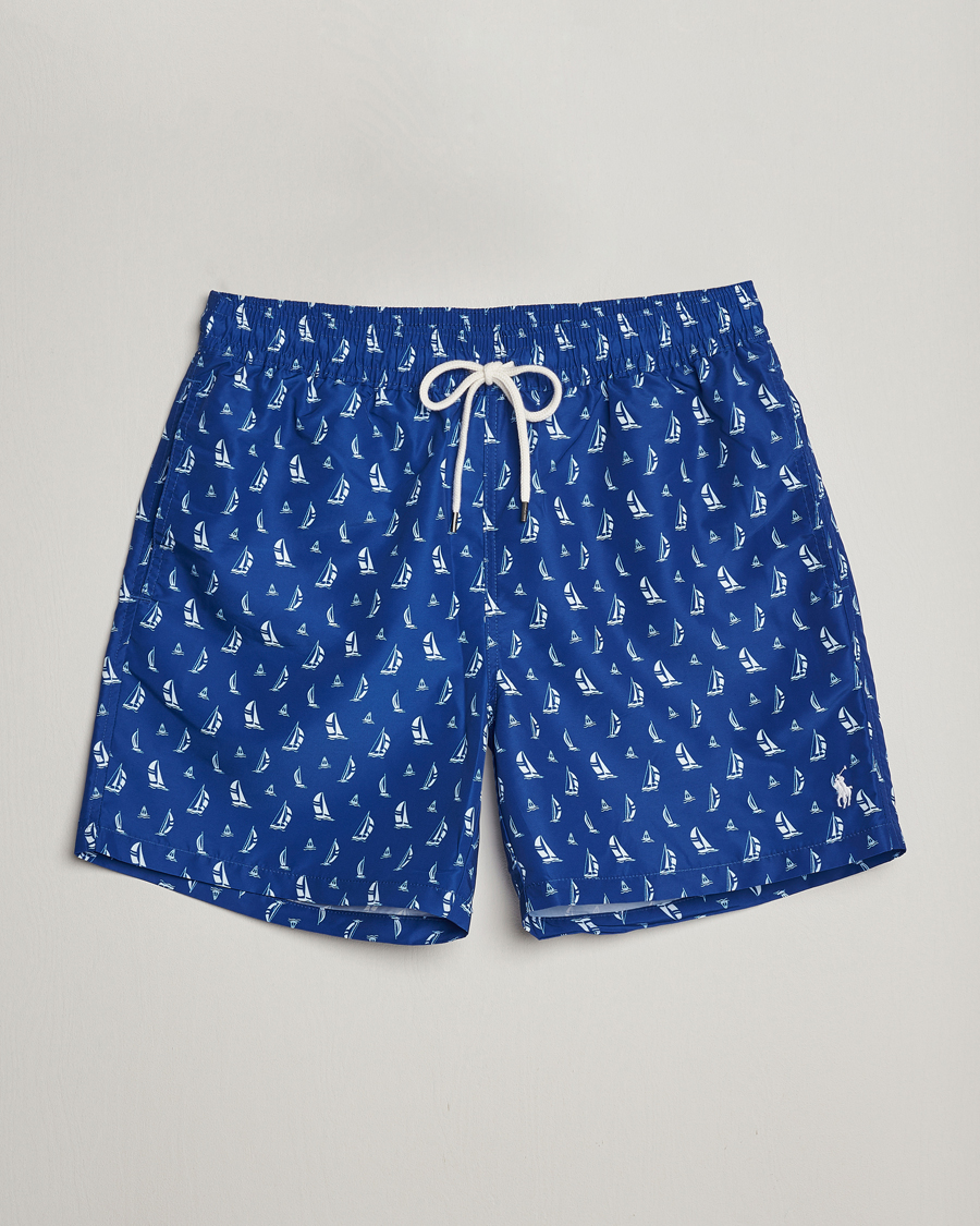 Mies | Uimahousut | Polo Ralph Lauren | Recycled Traveler Printed Swimshorts Blue Sail