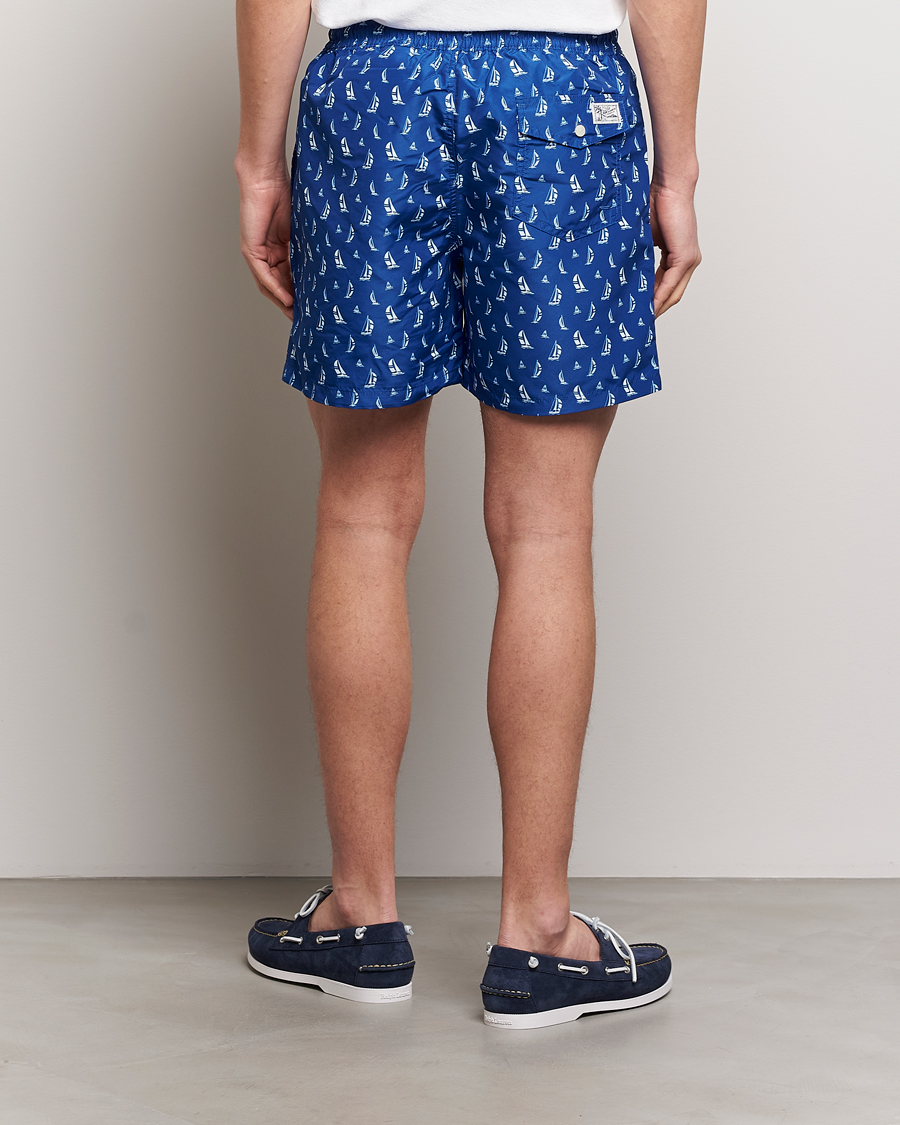 Mies | Uimahousut | Polo Ralph Lauren | Recycled Traveler Printed Swimshorts Blue Sail