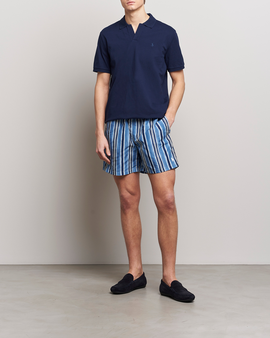 Mies | Uimahousut | Polo Ralph Lauren | Recyceled Traveler Striped Swimshorts Saltwashed