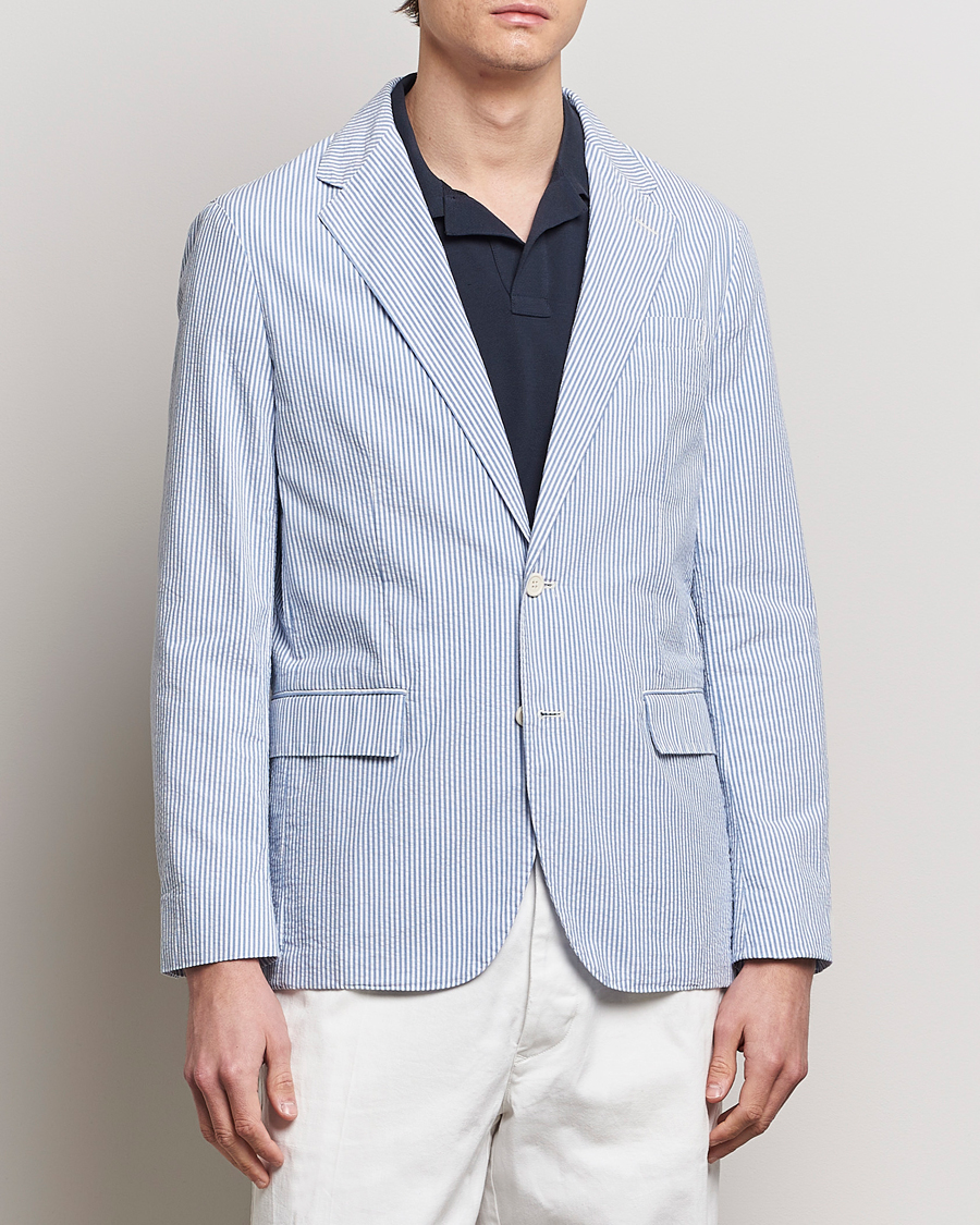 Mies | Pikkutakit | Polo Ralph Lauren | Seersucker Sportcoat Bright Blue
