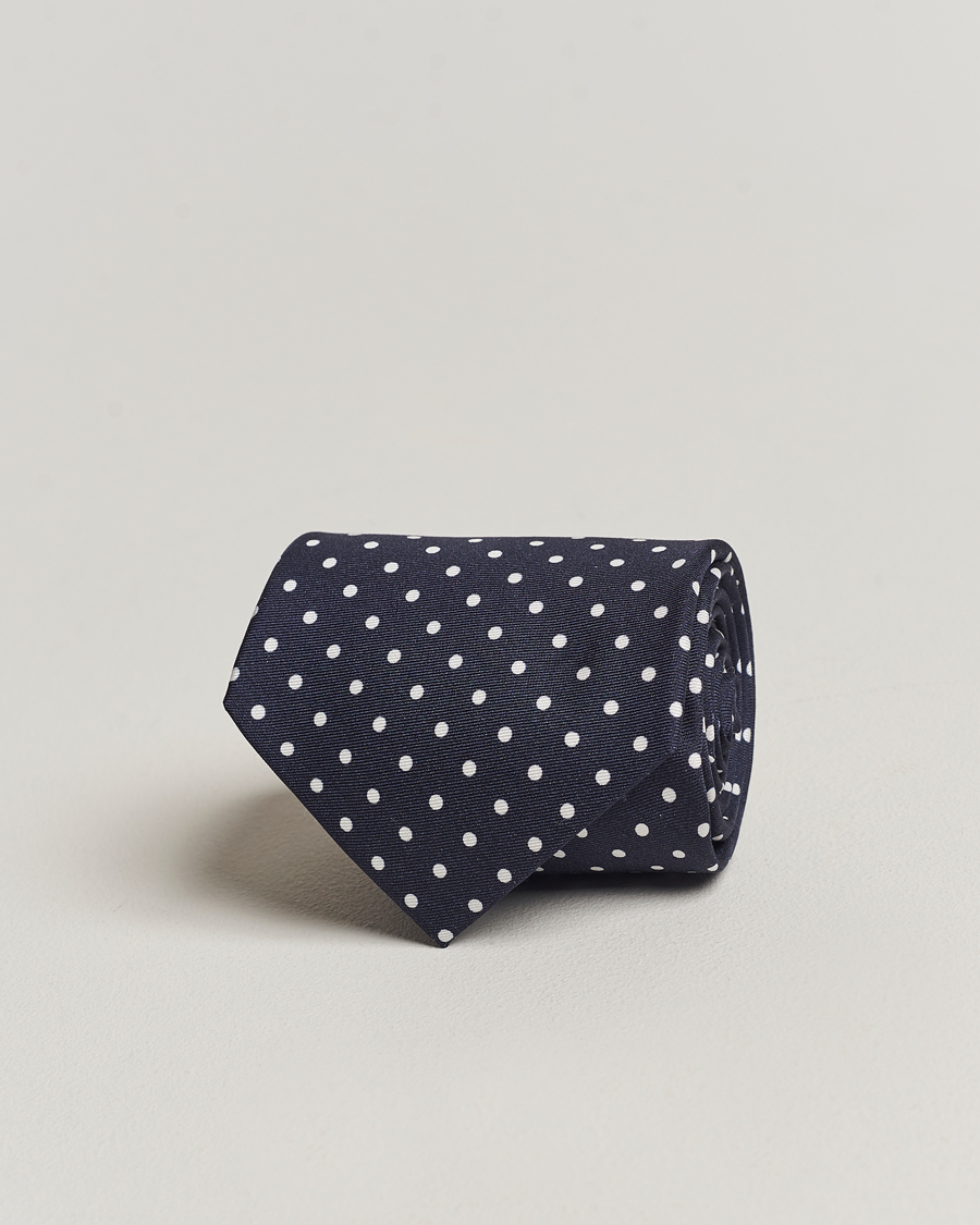 Mies | Polo Ralph Lauren St James Spot Tie Navy/White | Polo Ralph Lauren | St James Spot Tie Navy/White