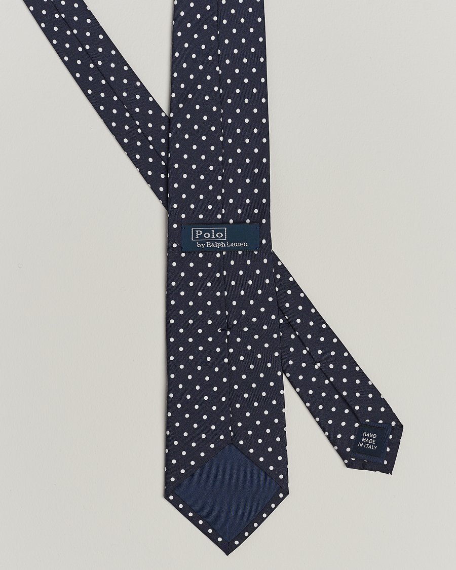 Mies | Preppy Authentic | Polo Ralph Lauren | St James Spot Tie Navy/White