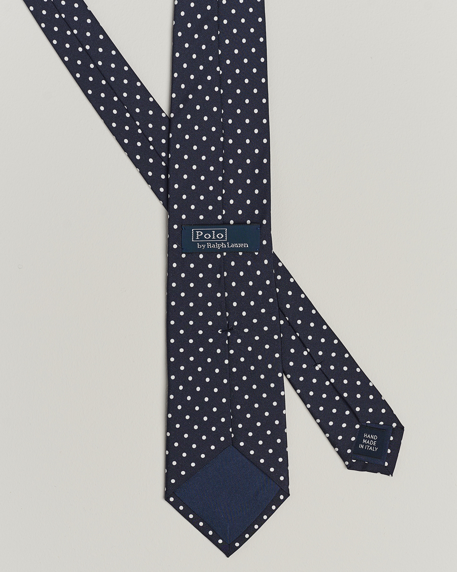 Mies | Polo Ralph Lauren St James Spot Tie Navy/White | Polo Ralph Lauren | St James Spot Tie Navy/White