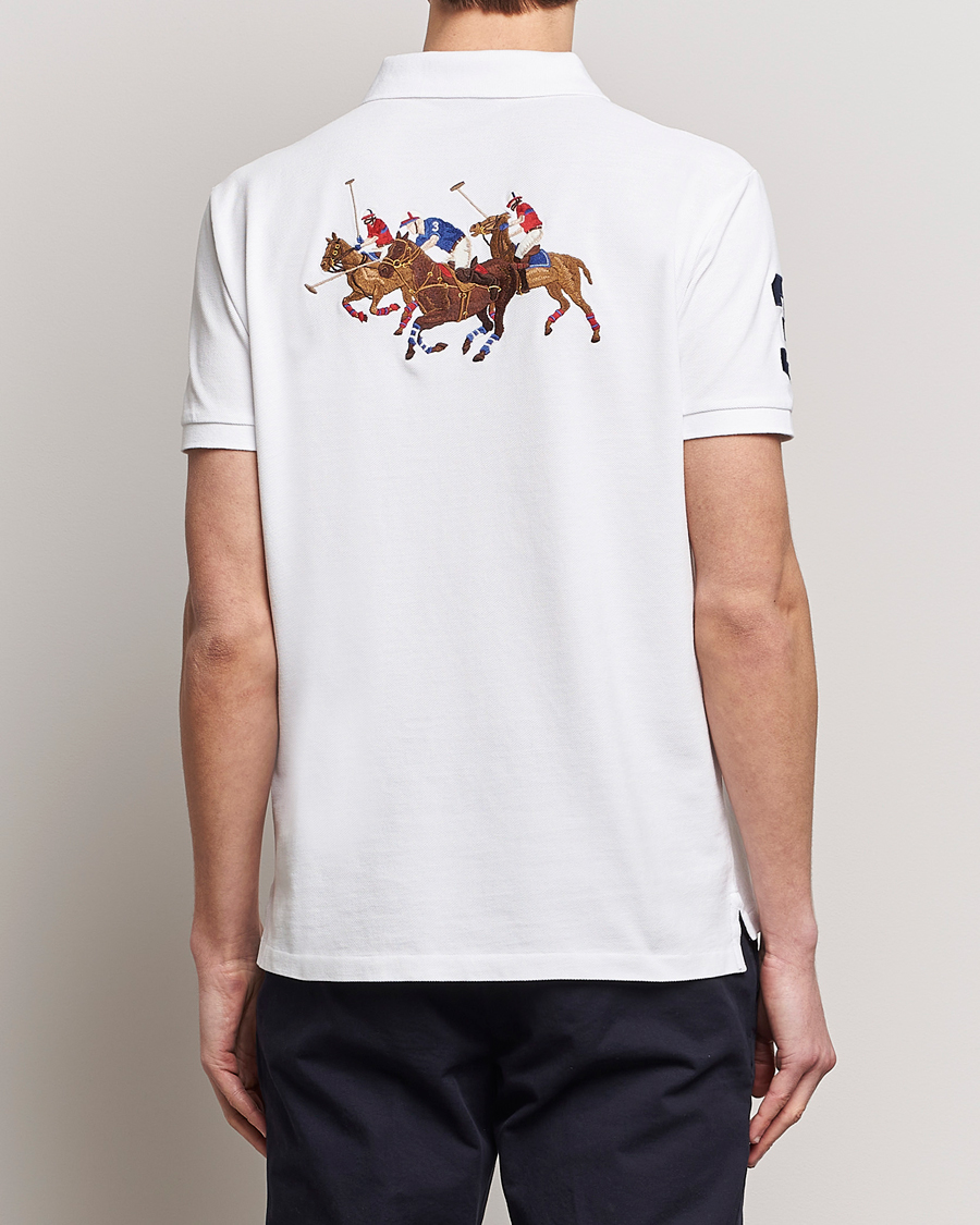 Mies | Pikeet | Polo Ralph Lauren | Custom Slim Fit Match Club Polo White