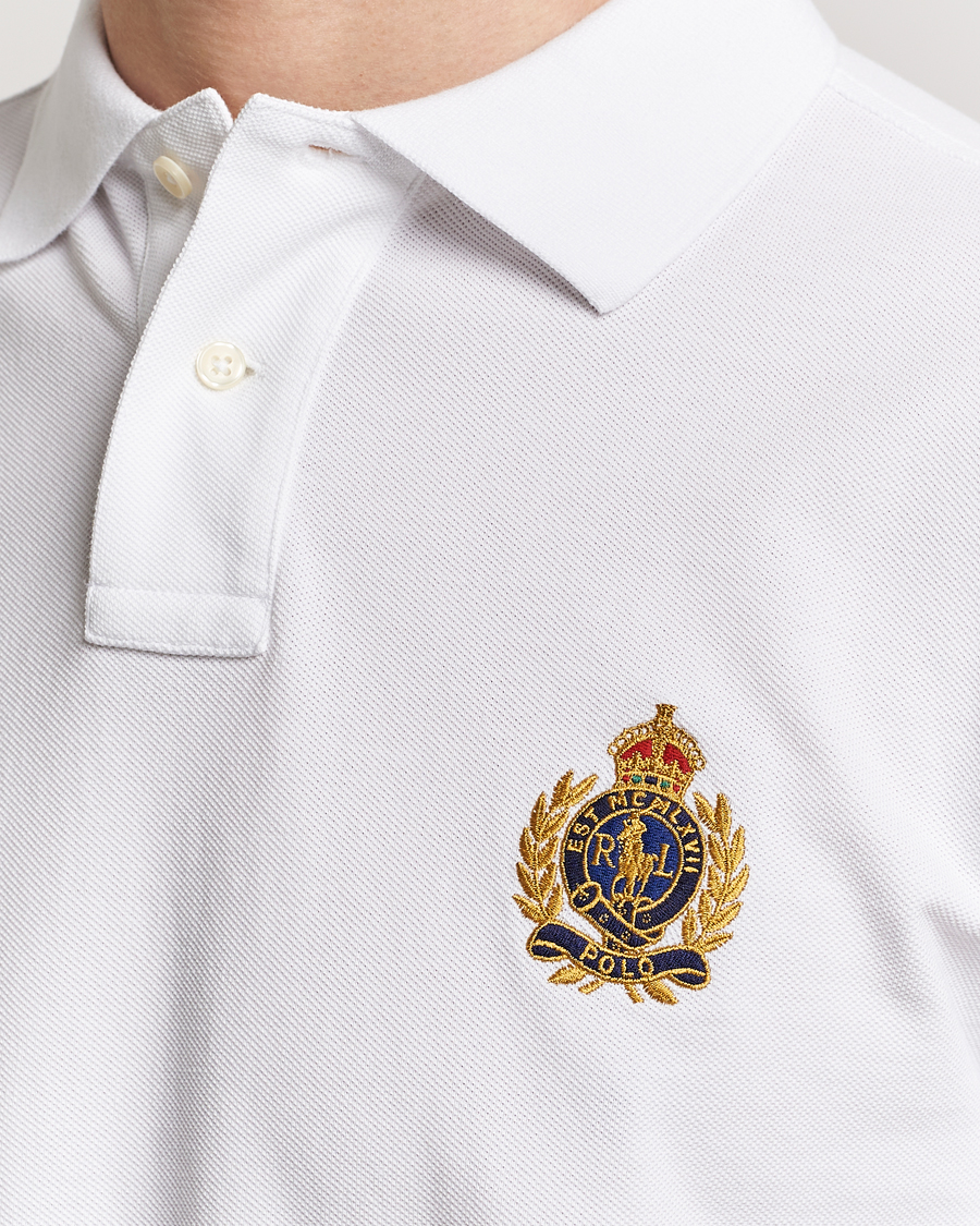 Mies | Pikeet | Polo Ralph Lauren | Custom Slim Fit Match Club Polo White
