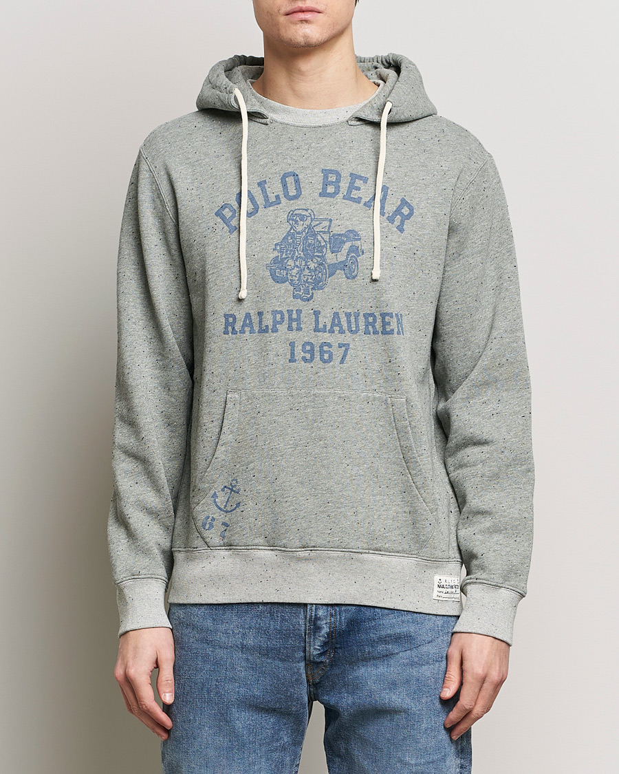 Mies | Puserot | Polo Ralph Lauren | Graphic Printed Vintage Fleece Hoodie Loft Heather