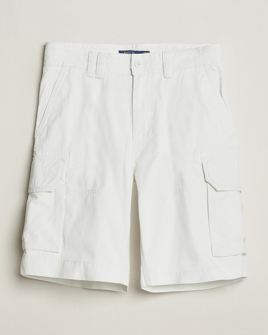 Mies | Shortsit | Polo Ralph Lauren | Slub Twill Cargo Shorts Deckwash White
