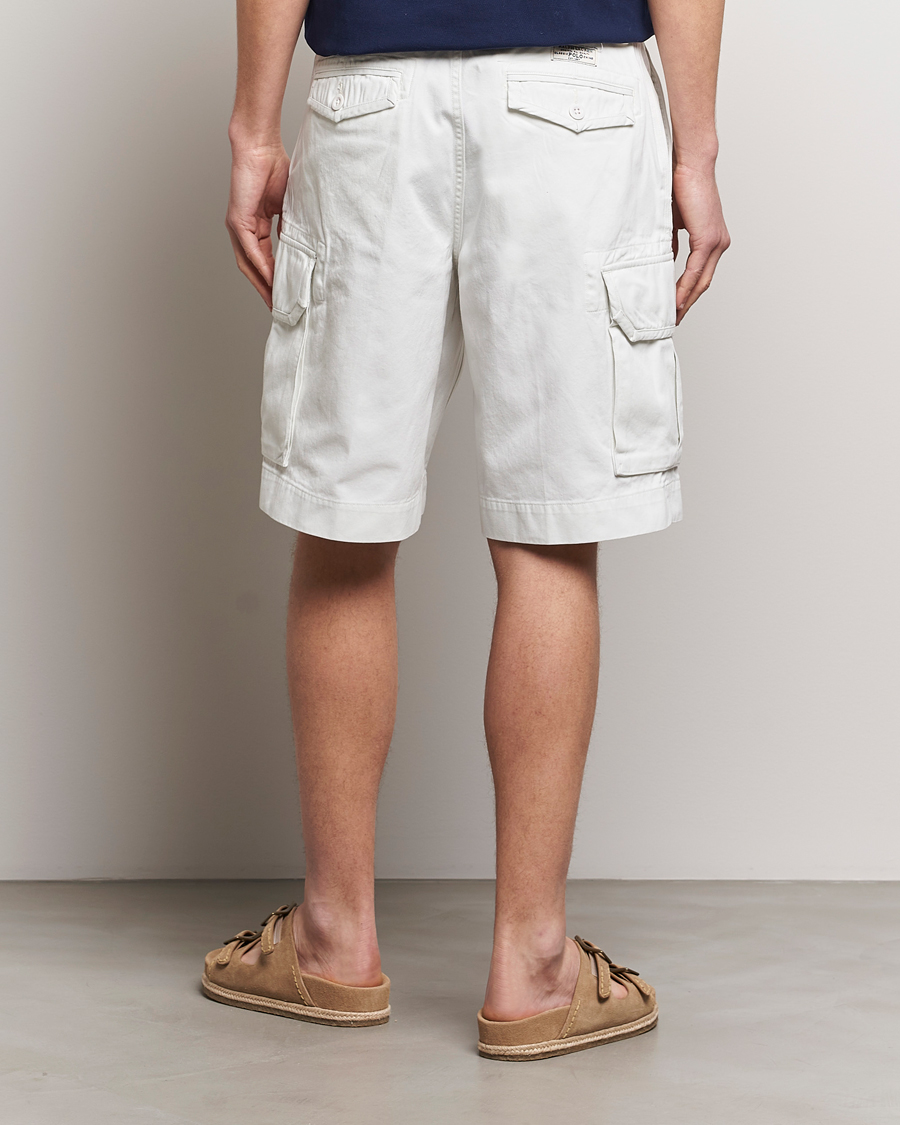 Mies | Shortsit | Polo Ralph Lauren | Slub Twill Cargo Shorts Deckwash White