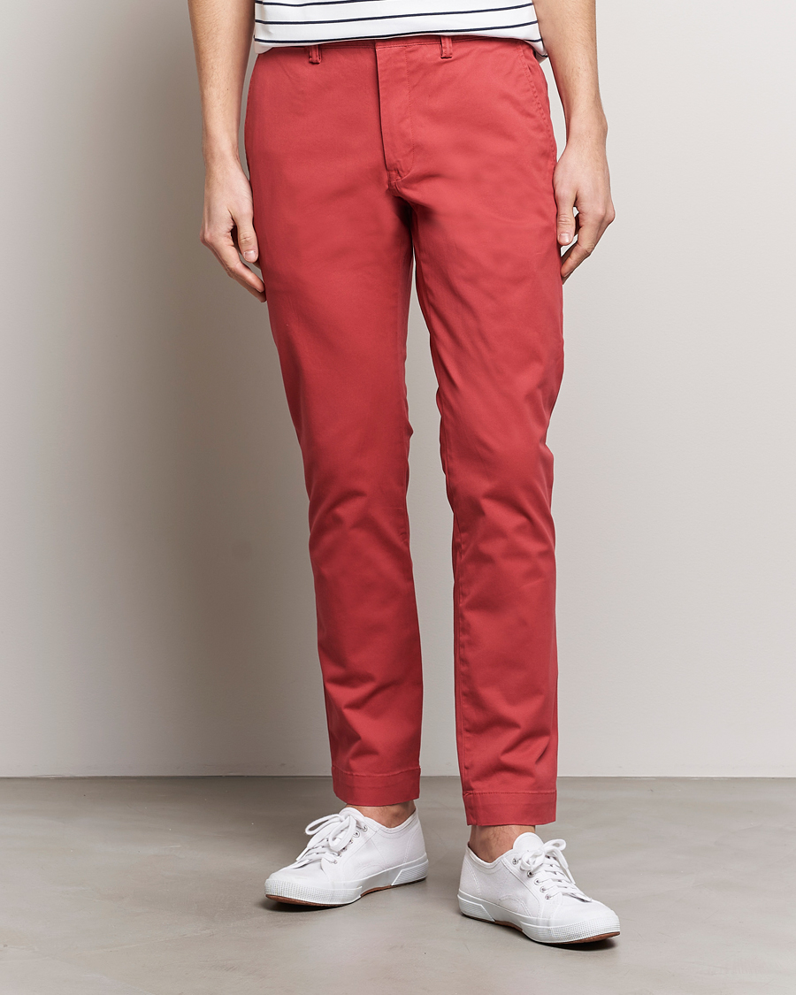 Mies | Housut | Polo Ralph Lauren | Slim Fit Stretch Chinos Nantucket Red