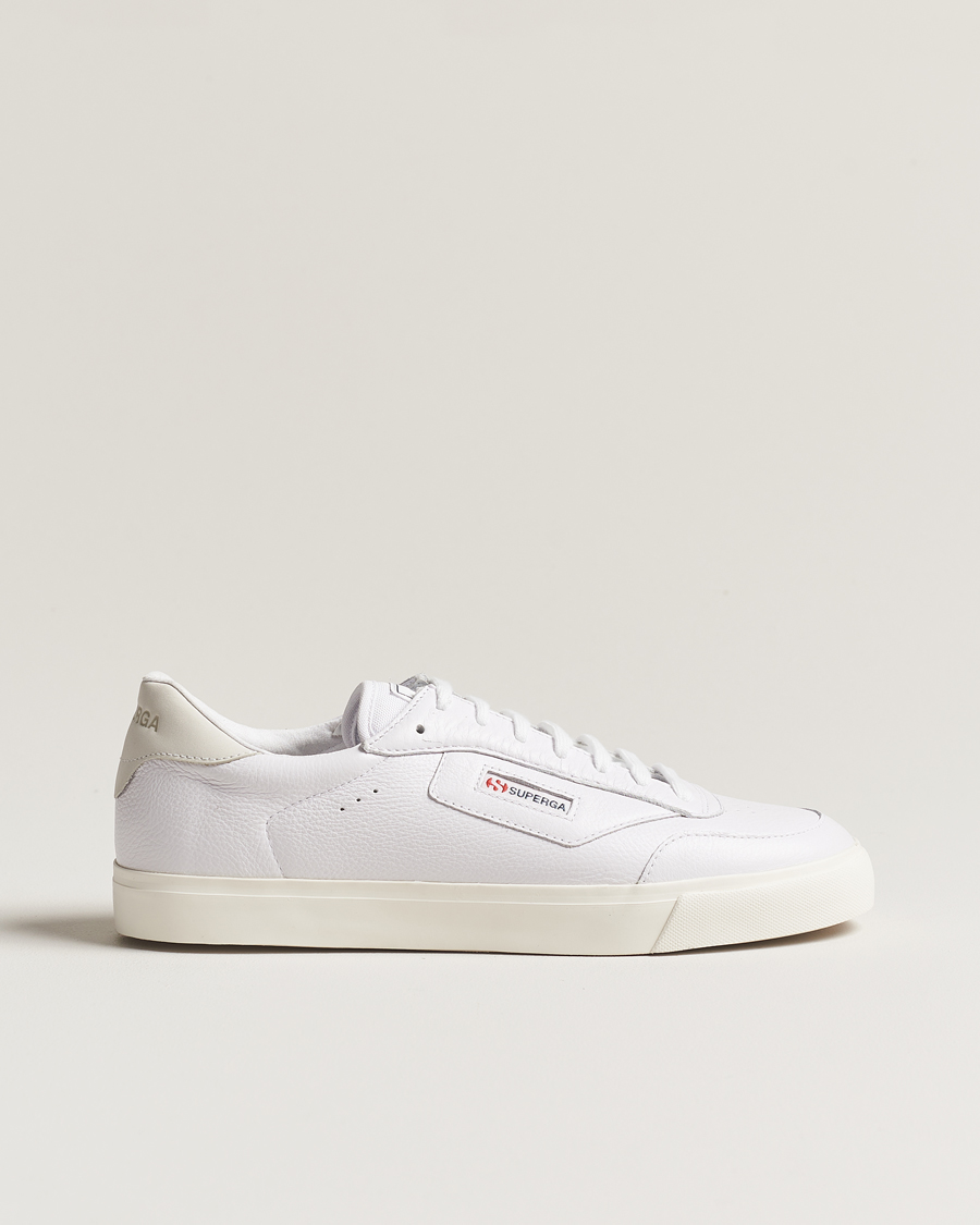 Mies | Superga 3843 Leather Sneaker White | Superga | 3843 Leather Sneaker White