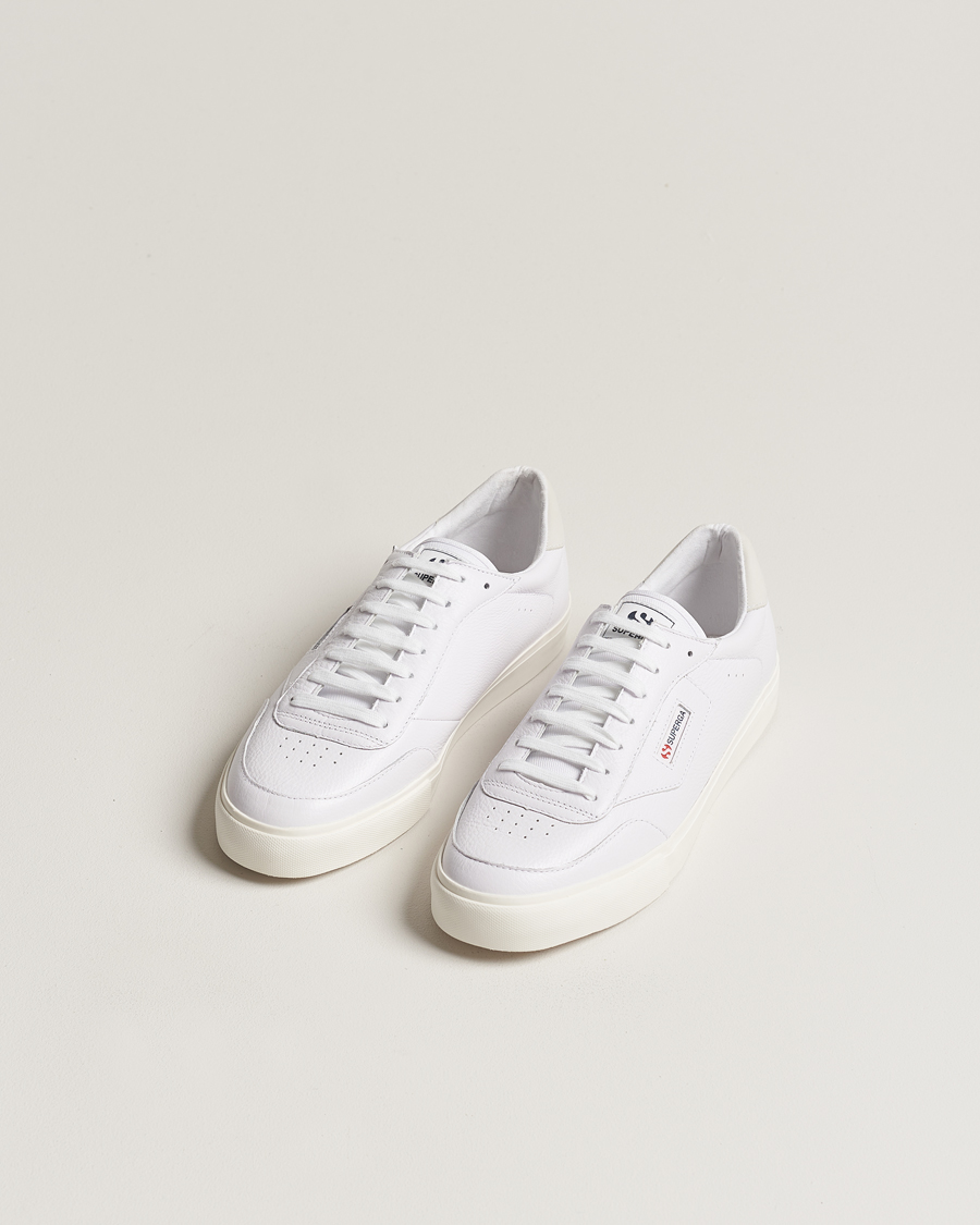 Mies | Superga 3843 Leather Sneaker White | Superga | 3843 Leather Sneaker White