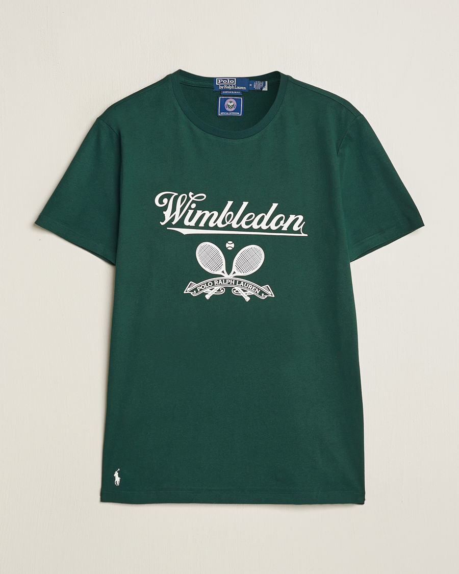 Mies | T-paidat | Polo Ralph Lauren | Wimbledon Printed Tee Moss Agate