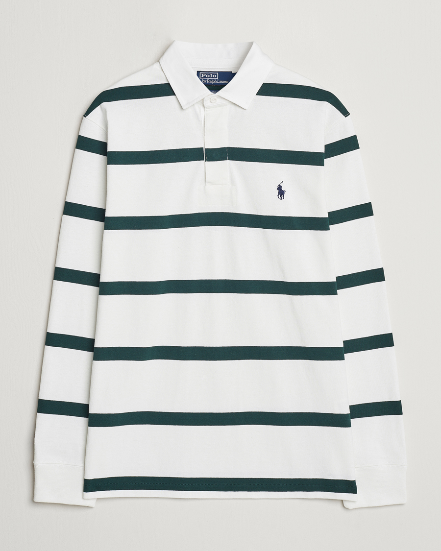 Mies | Puserot | Polo Ralph Lauren | Wimbledon Rugby Sweater White/Moss Agate