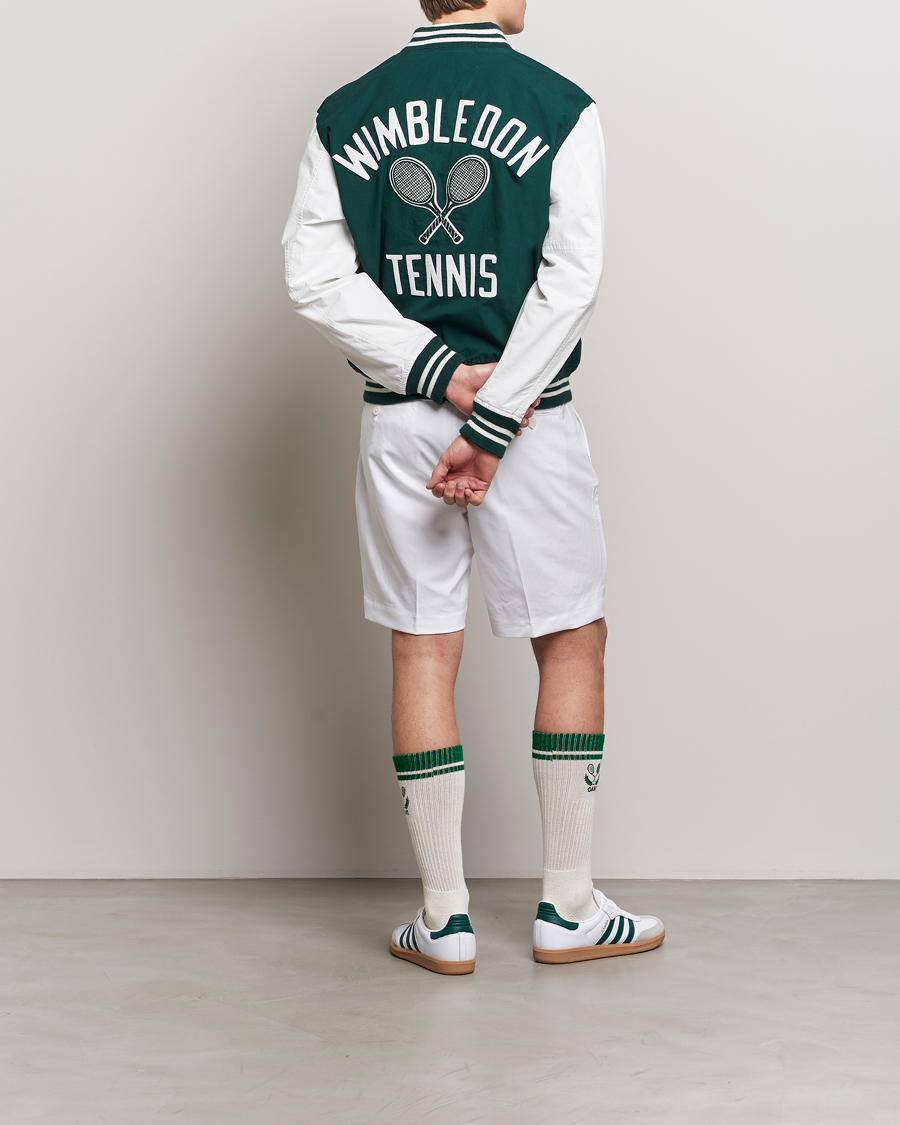 Mies | Takit | Polo Ralph Lauren | Wimbledon Bomber Jacket White/Moss Agate