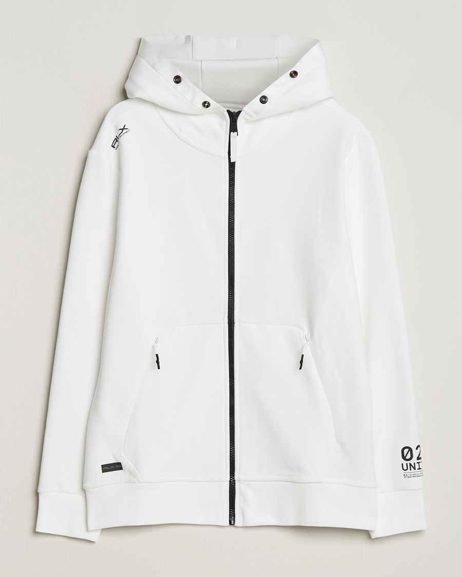 Mies | Puserot | RLX Ralph Lauren | Performance Full Zip Hoodie Ceramic White