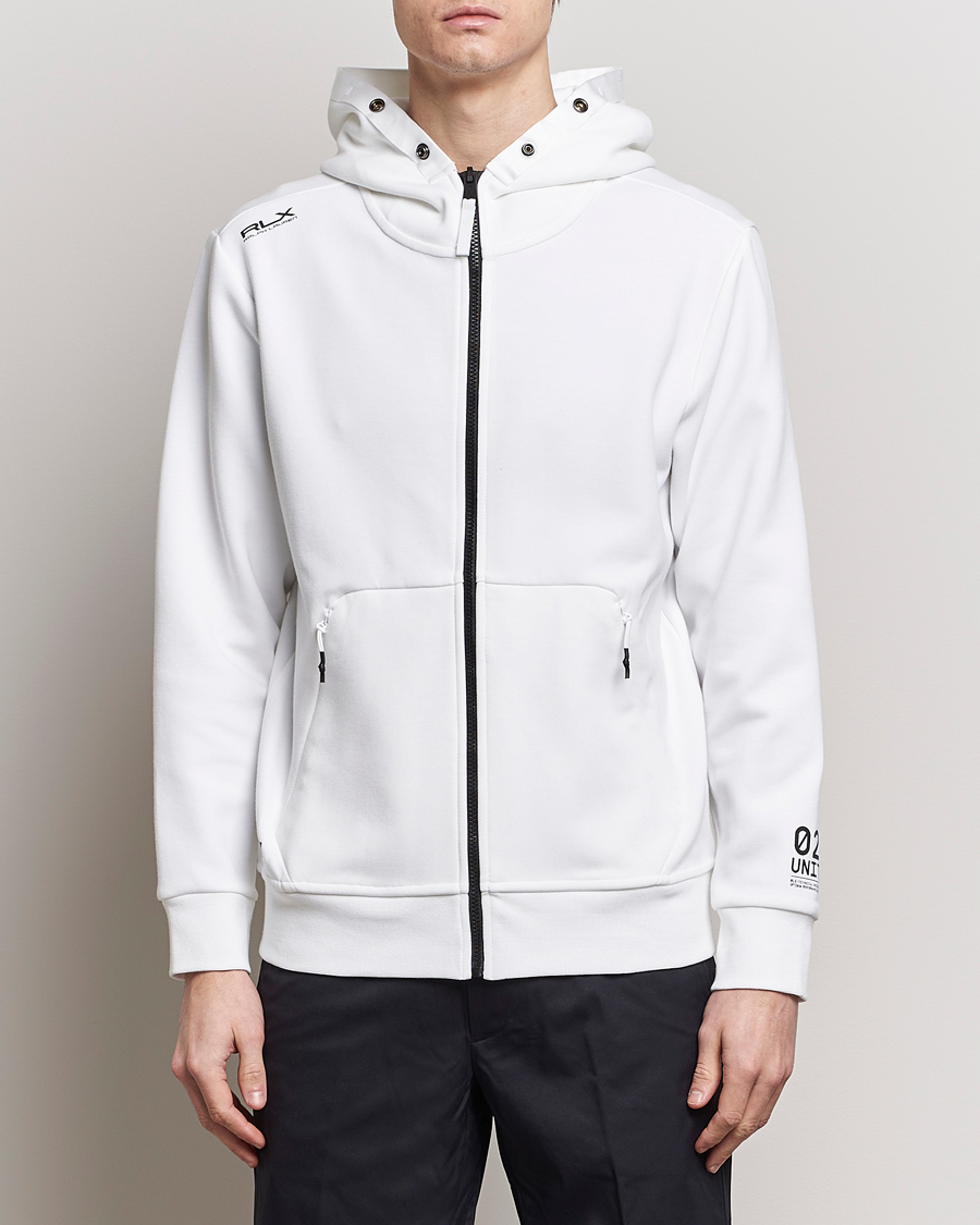 Mies | Puserot | RLX Ralph Lauren | Performance Full Zip Hoodie Ceramic White