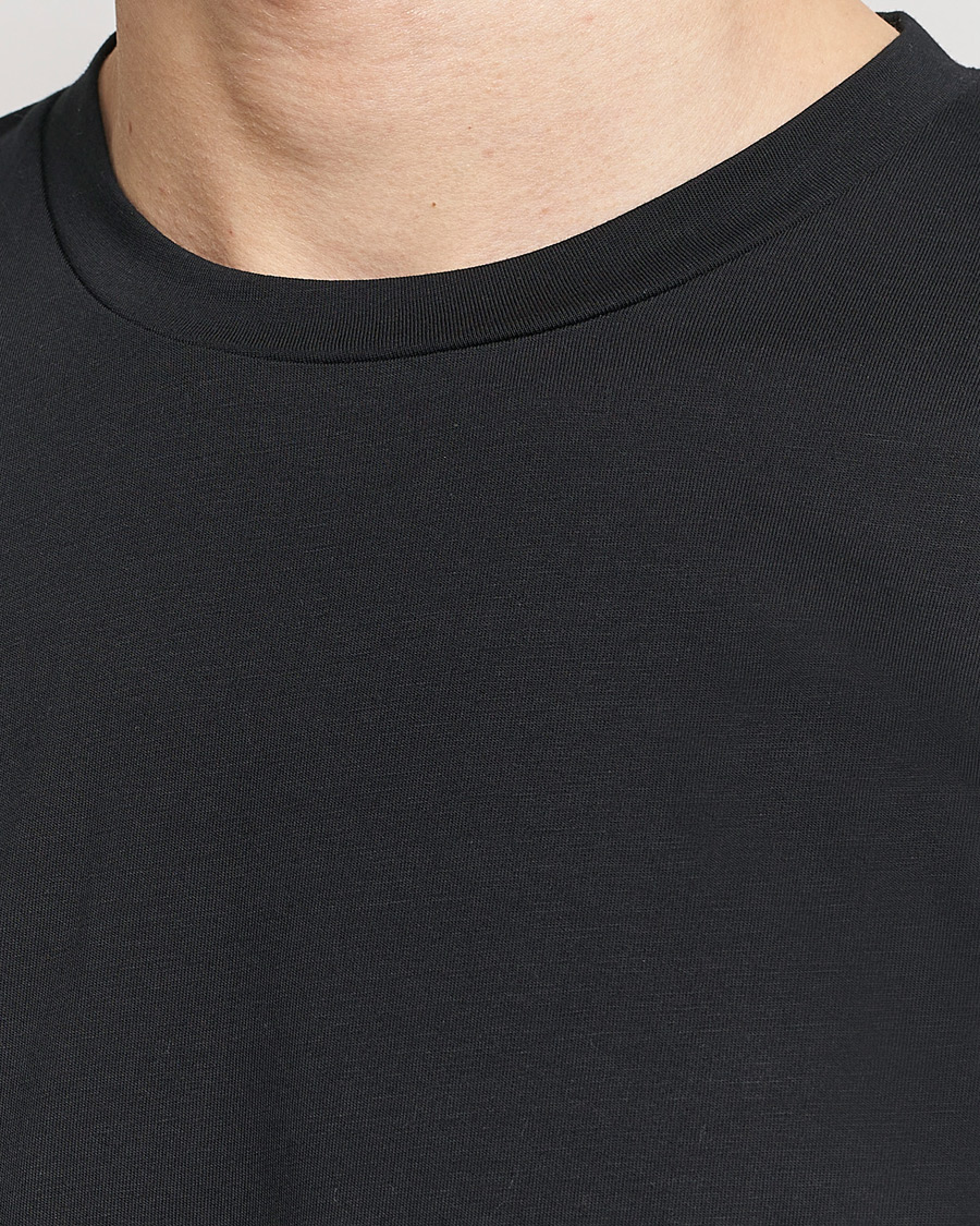Mies | T-paidat | Sunspel | Riviera Midweight T-Shirt Black