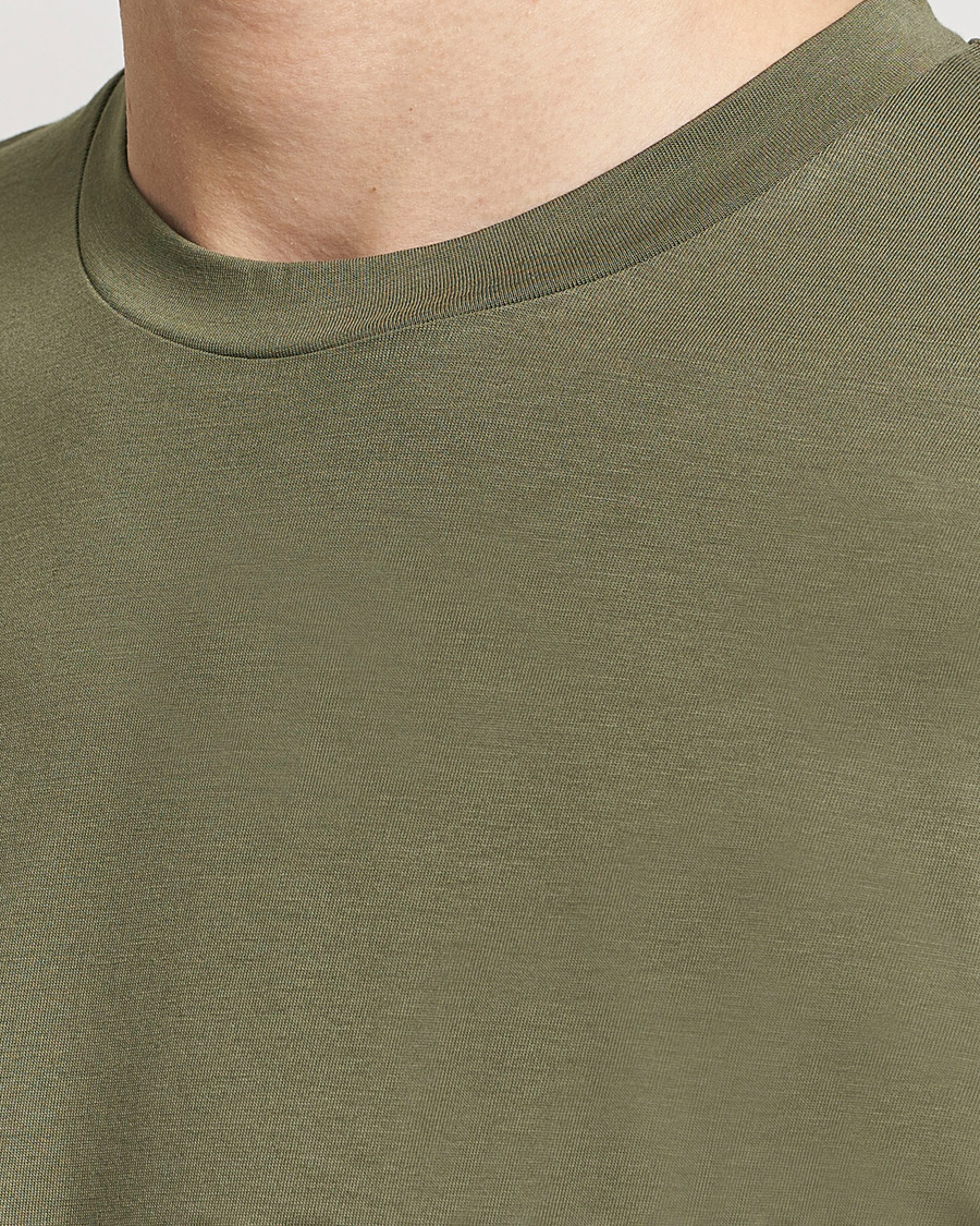 Mies | T-paidat | Sunspel | Riviera Midweight Tee Khaki