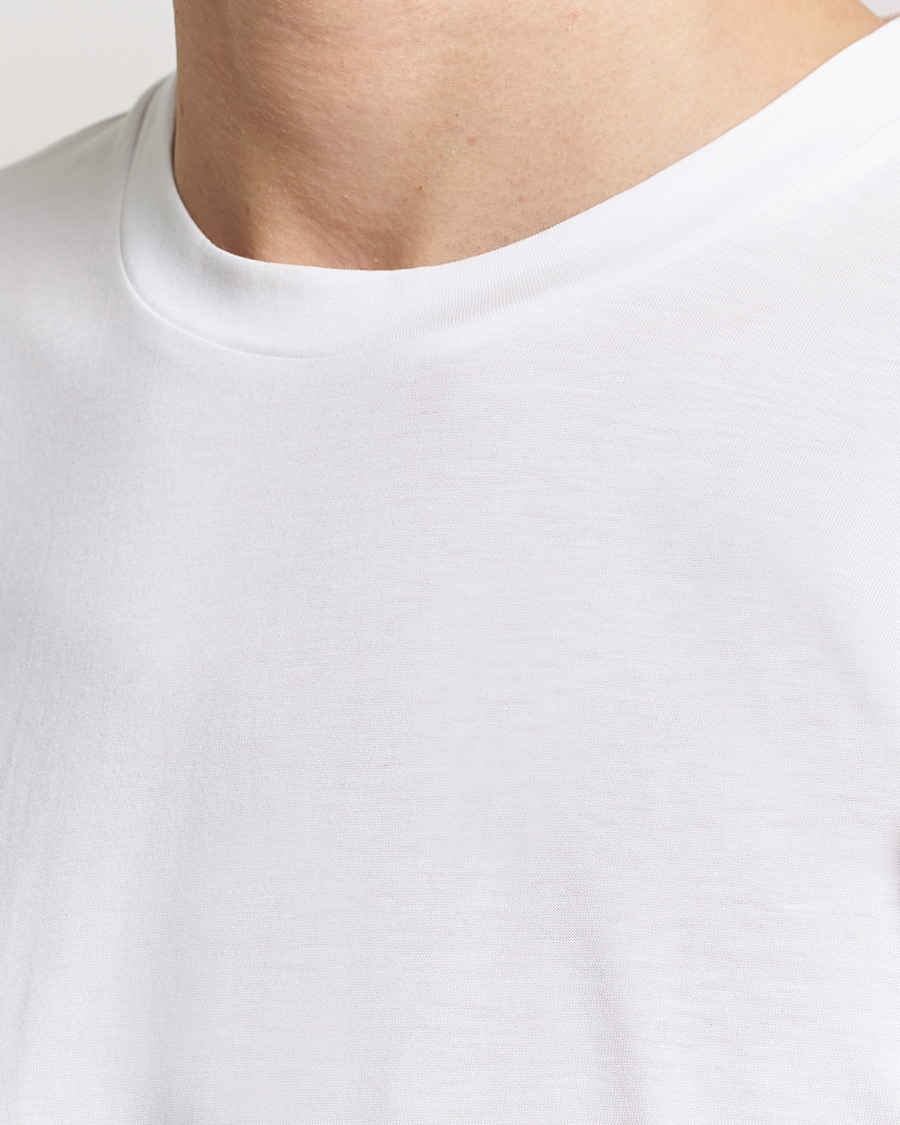 Mies | T-paidat | Sunspel | Riviera Midweight T-Shirt White
