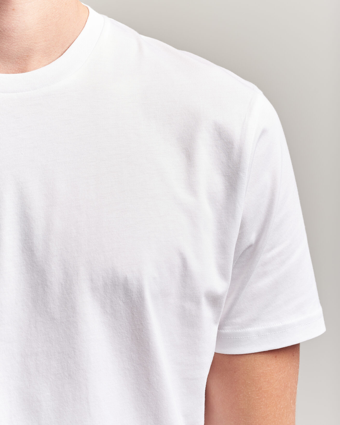 Mies | T-paidat | Sunspel | Riviera Midweight T-Shirt White