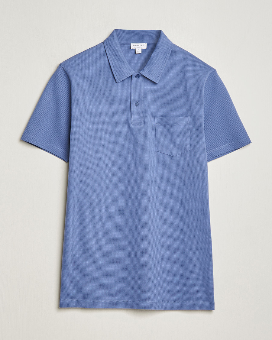 Mies | Pikeet | Sunspel | Riviera Polo Shirt Grape