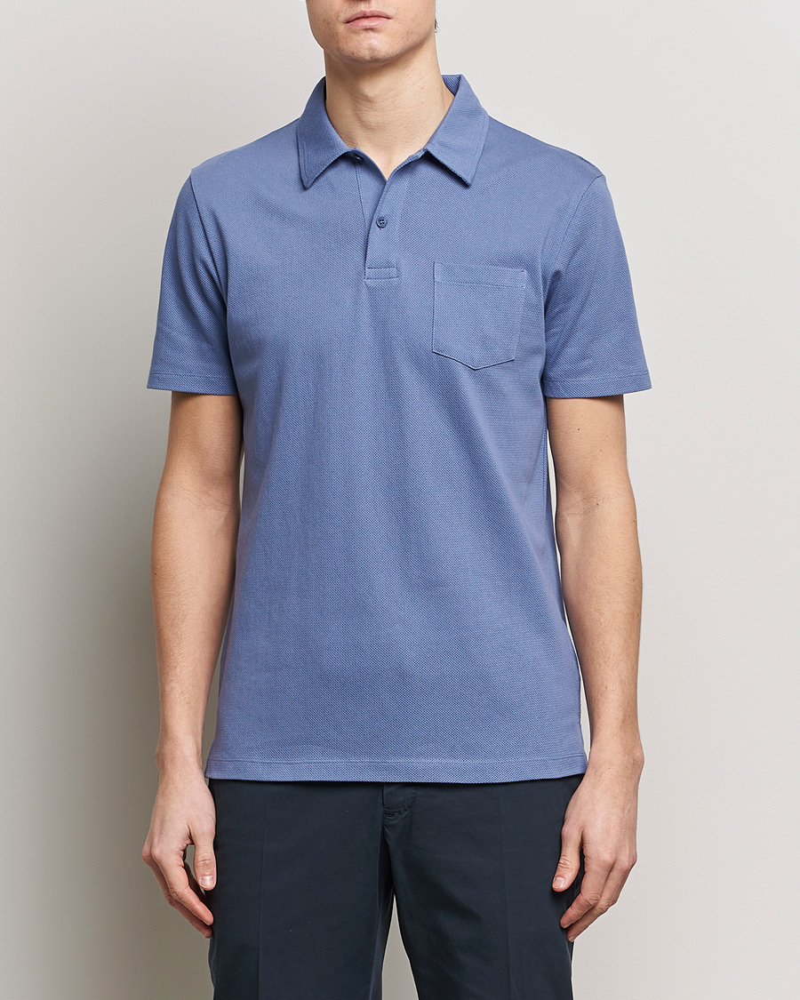 Mies | Pikeet | Sunspel | Riviera Polo Shirt Grape