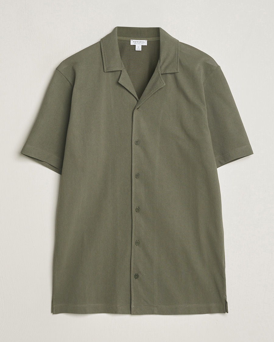 Mies | Kauluspaidat | Sunspel | Riviera Resort Shirt Khaki