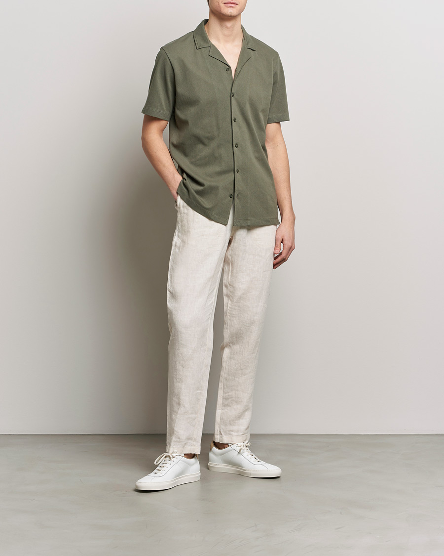 Mies | Kauluspaidat | Sunspel | Riviera Resort Shirt Khaki