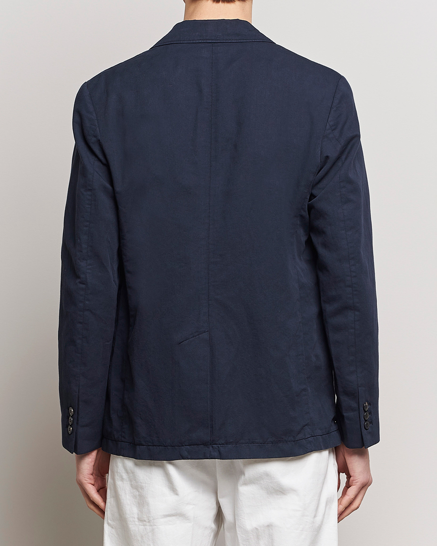 Mies | Pikkutakit | Sunspel | Unconstructed Cotton/Linen Blazer Navy
