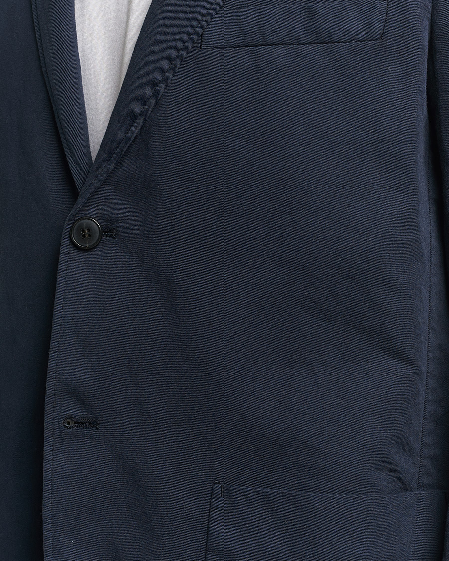 Mies | Pikkutakit | Sunspel | Unconstructed Cotton/Linen Blazer Navy