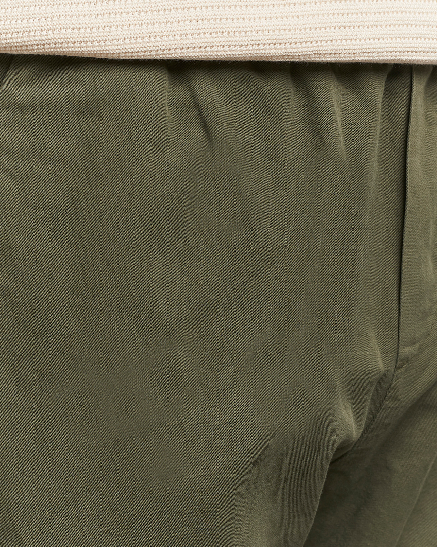 Mies | Shortsit | Sunspel | Cotton/Linen Drawstring Shorts Khaki