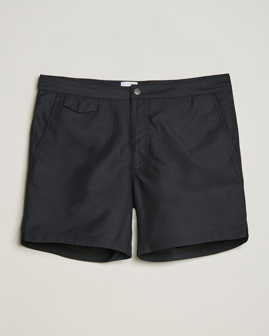 Mies | Uimahousut | Sunspel | Recycled Seaqual Tailored Swim Shorts Black