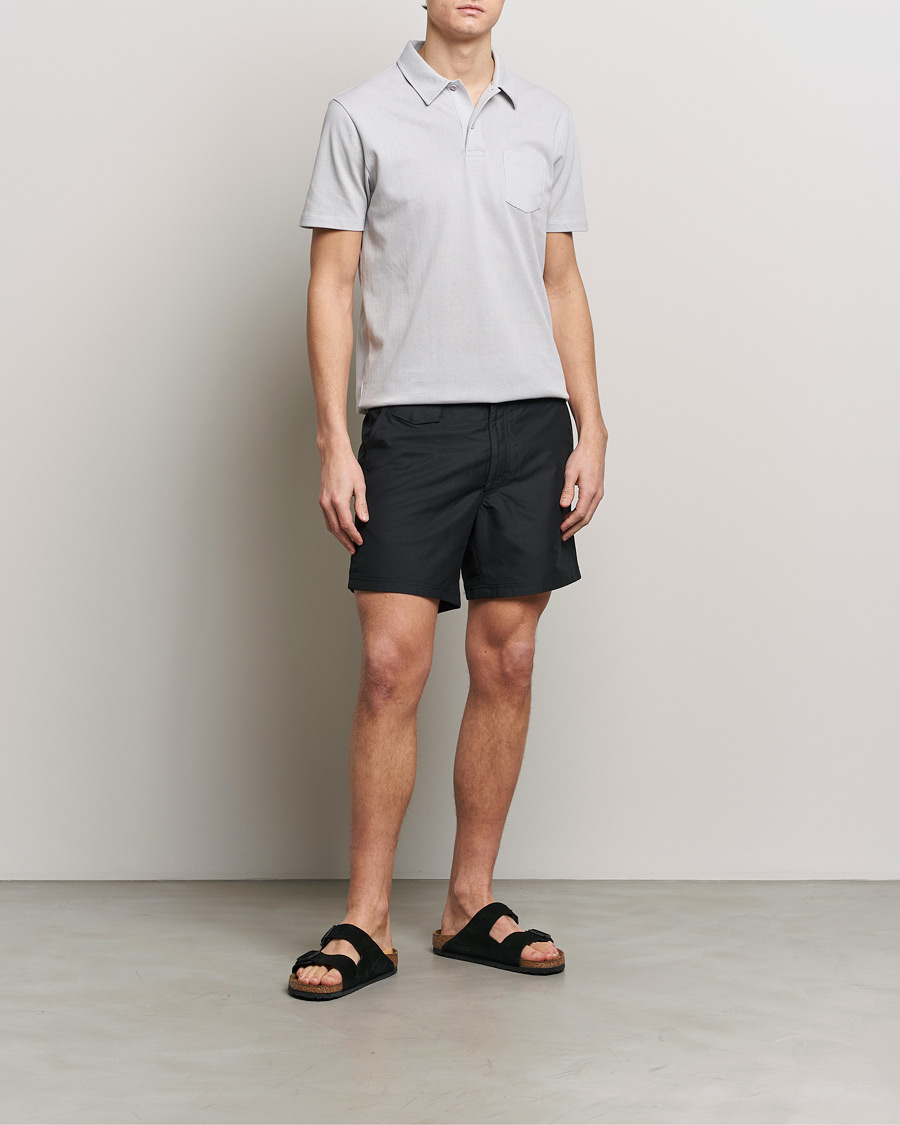 Mies | Uimahousut | Sunspel | Recycled Seaqual Tailored Swim Shorts Black
