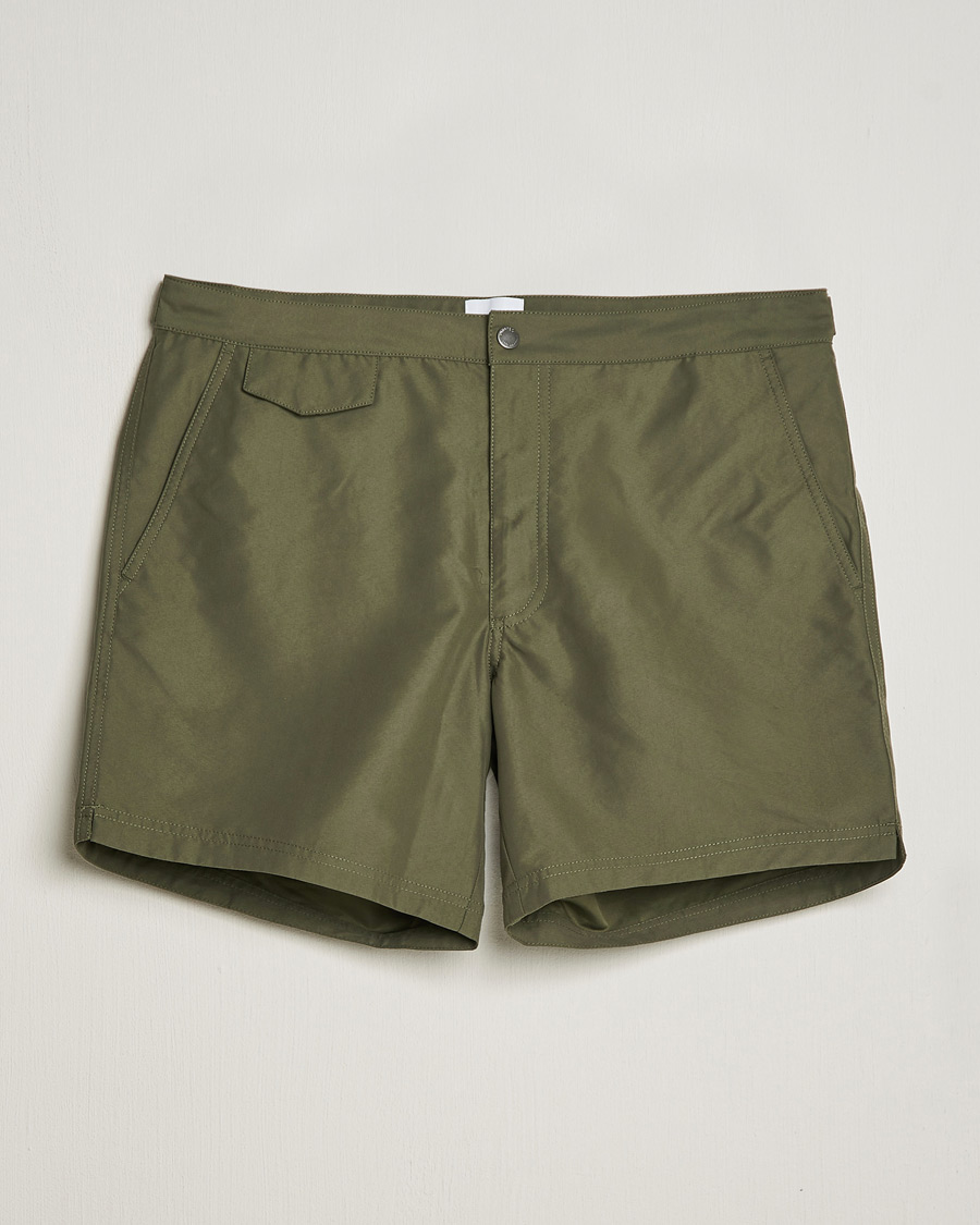 Mies | Uimahousut | Sunspel | Recycled Seaqual Tailored Swim Shorts Hunter Green