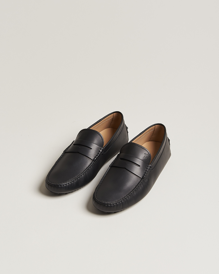 Mies | Tod's Gommino Carshoe Black Calf | Tod's | Gommino Carshoe Black Calf