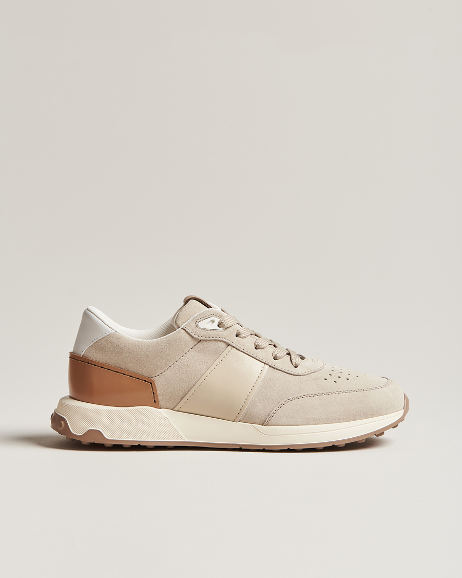 Mies | Tod's Luxury Running Sneaker Light Beige Suede | Tod's | Luxury Running Sneaker Light Beige Suede