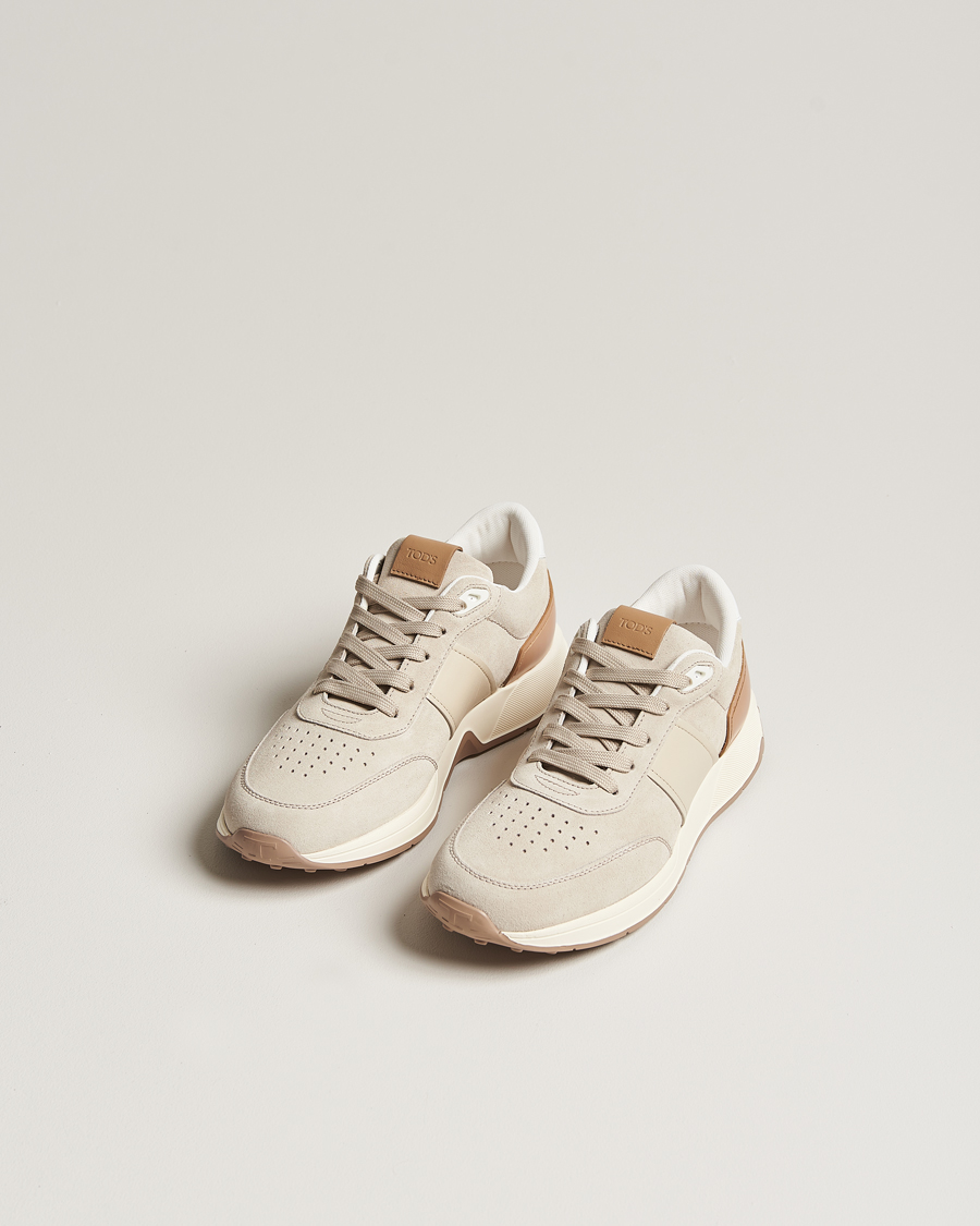 Mies |  | Tod's | Luxury Running Sneaker Light Beige Suede