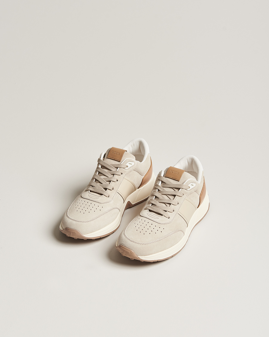 Mies | Tod's Luxury Running Sneaker Light Beige Suede | Tod's | Luxury Running Sneaker Light Beige Suede